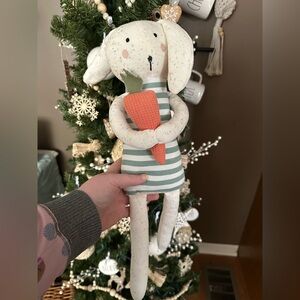Pillowfort Bunny Plush Rabbit With Carrot Stuffed Animal Target 18" Sewn Eyes